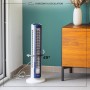Iris Ohyama Woozoo, 23m², Ventilador de mesa, Gris, 3 velocidades, Silencioso, Potente,Escritorio, Portátil, Sobremesa, Table