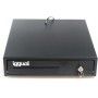 Iggual – Cajón Portamonedas IRON-15, Caja Efectivo Registradora Manual o Automática RJ11(12V), Compartimento x4 Billetes y x8