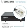 Iggual – Cajón Portamonedas IRON-15, Caja Efectivo Registradora Manual o Automática RJ11(12V), Compartimento x4 Billetes y x8