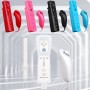 OSTENT Control remoto con sensor de movimiento + Combo Nunchuck con cable Compatible para consola Nintendo Wii Color rosa