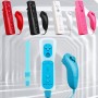 OSTENT Control remoto con sensor de movimiento + Combo Nunchuck con cable Compatible para consola Nintendo Wii Color rosa