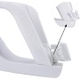 2 Piezas Zapper Gun para Wii Controller,TechKen Shooter para Wii Games Zapper Lightgun para Wii Gun Pistol Accessories