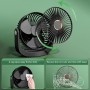 Ventilador Portátil,Ventilador Portátil de mano Recargable viento fuerte y Turbo Ajustable de Velocidad (1-199),Pantalla