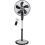Orbegozo SF 0246 - Ventilador de pie, sobremesa o pared, temporizador, mando a distancia, 3 velocidades, 55 W, negro