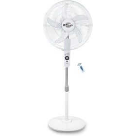 Orbegozo SF 0247 - Ventilador de pie, mando a distancia, 2 modos de funcionamiento, temporizador, 3 Velocidades de ventilación,