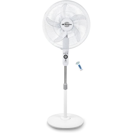 Orbegozo SF 0247 - Ventilador de pie, mando a distancia, 2 modos de funcionamiento, temporizador, 3 Velocidades de ventilación,
