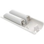 OSTENT 3600mAh Batería Recargable Cable de Carga para Nintendo Wii Mando a Distancia - Blanco