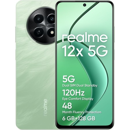 realme 14x 5G Smartphone 6+128GB, Pantalla Eye Comfort 120Hz, cámara nítida de 50MP, batería de Larga duración 5000mAh,