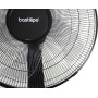 Bastilipo - Ventilador de pie con mando a distancia, 50W, base redonda, gama premium, modelo Coin Black