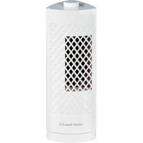 Russell Hobbs Miniventilador de torre portátil, 33,02 cm, ligero, 3 velocidades, oscilación de 75°, flujo de aire potente,