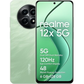 realme Teléfono Móvil 12x 5G 6+128GB, Procesador 5G de 6 NM, Cámara con IA de 50 MP, Diseño Ultrafino de 7,89 mm, Gran batería