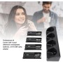 Estación de Carga de Control Remoto para Wii/Wii U con Paquete de 4 Baterías Recargables de 2800 MAh, Estación de Carga de