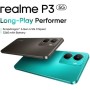 realme P3 5G Smartphone,8+256GB, Batería de 5260 mAh,Carga de 45W,Chipset Snapdragon 6 Gen 4, Cámara AI de 50MP, Pantalla