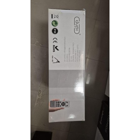 DUPI Ventilador de techo con Luz Led COSMOS AIR RGB aspas retractil que se esconden aspas ocultas transparentes super