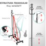Mimoke Soporte de bicicleta con ruedas – para bicicletas de montaña y carreras de hasta 29 pulgadas, altura ajustable, ahorra