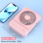 Ajgvq Ventilador de Mesa USB, Ventilador Portátil Regulable en 3 Velocidades, Ventiladors Pequeño Silencioso Recargable para