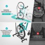Mimoke Soporte de bicicleta con ruedas – para bicicletas de montaña y carreras de hasta 29 pulgadas, altura ajustable, ahorra