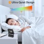 Ajgvq Ventilador de Mesa USB, Ventilador Portátil Regulable en 3 Velocidades, Ventiladors Pequeño Silencioso Recargable para