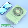 Ajgvq Ventilador de Mesa USB, Ventilador Portátil Regulable en 3 Velocidades, Ventiladors Pequeño Silencioso Recargable para