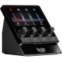 Hercules Stream 100, Controlador de Audio Intuitivo para Gestionar Streaming en Vivo en Tiempo Real, Hasta 8 Pistas, Pantalla