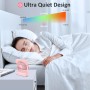 Ajgvq Ventilador de Mesa USB, Ventilador Portátil Regulable en 3 Velocidades, Ventiladors Pequeño Silencioso Recargable para