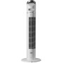 TecTake® Ventilador de Torre Silencioso, 110 cm, con Panel de Control LED, Tres Velocidades y Modos, Rotación y Temporizador,