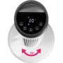 TecTake® Ventilador de Torre Silencioso, 110 cm, con Panel de Control LED, Tres Velocidades y Modos, Rotación y Temporizador,
