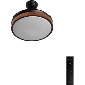 CREATE / WIND CLEAR M/Ventilador de techo con luz madera oscura con mando / 40W, Ø108 cm, temporizador, 6 velocidades, aspas