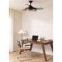 CREATE / WIND CLEAR M/Ventilador de techo con luz madera oscura con mando / 40W, Ø108 cm, temporizador, 6 velocidades, aspas