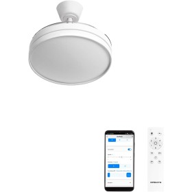CREATE / WIND CLEAR S/Ventilador de techo con luz blanco con mando y Wifi / 40W, Ø91 cm, temporizador, 6 velocidades, aspas