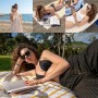 runico Toalla de Playa de algodón Suave Fabricada en Italia, Toalla de Playa, Ideal para Verano sin Arena – Toalla de Playa