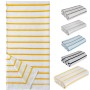 runico Toalla de Playa de algodón Suave Fabricada en Italia, Toalla de Playa, Ideal para Verano sin Arena – Toalla de Playa