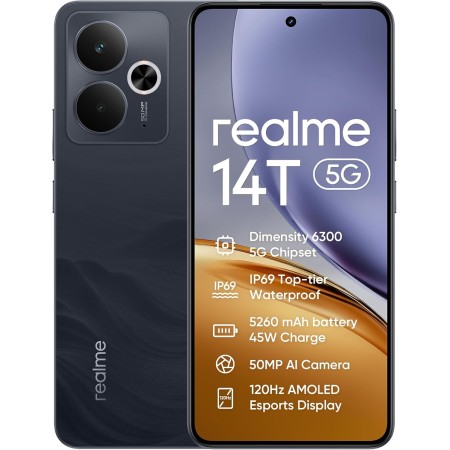 realme 14T 5G 256GB 8GB Obsidian Black EU AMZ+45W Adapter