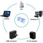 OSTENT Charger Dock Station + 2 Paquetes de baterías compatibles con el Mando a Distancia Nintendo Wii Color Blanco