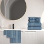 runico Toalla de Playa de algodón Suave Fabricada en Italia, Toalla de Playa, Ideal para Verano sin Arena – Toalla de Playa
