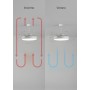CREATE / WIND CLEAR S/Ventilador de techo con luz madera clara con mando y Wifi / 40W, Ø91 cm, temporizador, 6 velocidades,