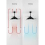 CREATE / WIND CLEAR S/Ventilador de techo con luz madera clara con mando y Wifi / 40W, Ø91 cm, temporizador, 6 velocidades,