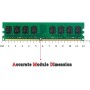 4GB Kit(2x2GB) DDR2 800MHz PC2-6400 Unbuffered Non-ECC 1.8V CL6 2Rx8 Dual Rank 240 Pin UDIMM Memoria Principal Module Upgrade