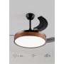 CREATE / WIND CLEAR S/Ventilador de techo con luz madera clara con mando y Wifi / 40W, Ø91 cm, temporizador, 6 velocidades,