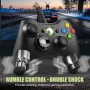 Diswoe Controlador para PC, Controlador para Xbox 360, Wired Controller Compatible para Xbox 360/Xbox 360 Slim/PC Win7/8/8.1/10