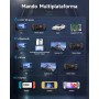 EasySMX X10 Mando PC Inalambrico con Botones Mecánicos- Carcasa Facial Magnética Reemplazable DIY- Hall Joystick- Hall Trigger-