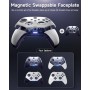 EasySMX X10 Mando PC Inalambrico con Botones Mecánicos- Carcasa Facial Magnética Reemplazable DIY- Hall Joystick- Hall Trigger-
