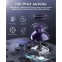 EasySMX X10 Mando PC Inalambrico con Botones Mecánicos- Carcasa Facial Magnética Reemplazable DIY- Hall Joystick- Hall Trigger-