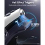 EasySMX X10 Mando PC Inalambrico con Botones Mecánicos- Carcasa Facial Magnética Reemplazable DIY- Hall Joystick- Hall Trigger-