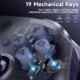 EasySMX X10 Mando PC Inalambrico con Botones Mecánicos- Carcasa Facial Magnética Reemplazable DIY- Hall Joystick- Hall Trigger-