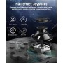 EasySMX X10 Mando PC Inalambrico con Botones Mecánicos- Carcasa Facial Magnética Reemplazable DIY- Hall Joystick- Hall Trigger-