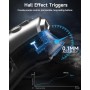 EasySMX X10 Mando PC Inalambrico con Botones Mecánicos- Carcasa Facial Magnética Reemplazable DIY- Hall Joystick- Hall Trigger-