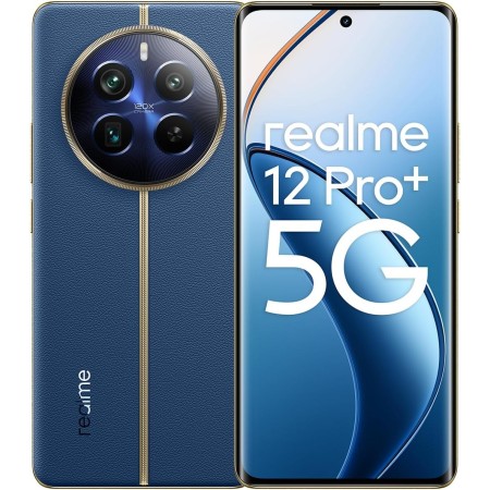 realme Teléfono Móvil 12 Pro+ 5G 8 + 256GB, Cámara periscopio para retratos, Sony IMX890 con OIS, Procesador Snapdragon 7s de 2ª