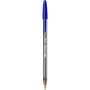 BIC Cristal Large Boligrafos de Punta Media, Para la Escuela, la Oficina o el Hogar, Azul, Paquete de 50 (1,6 mm)