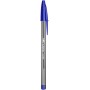 BIC Cristal Large Boligrafos de Punta Media, Para la Escuela, la Oficina o el Hogar, Azul, Paquete de 50 (1,6 mm)